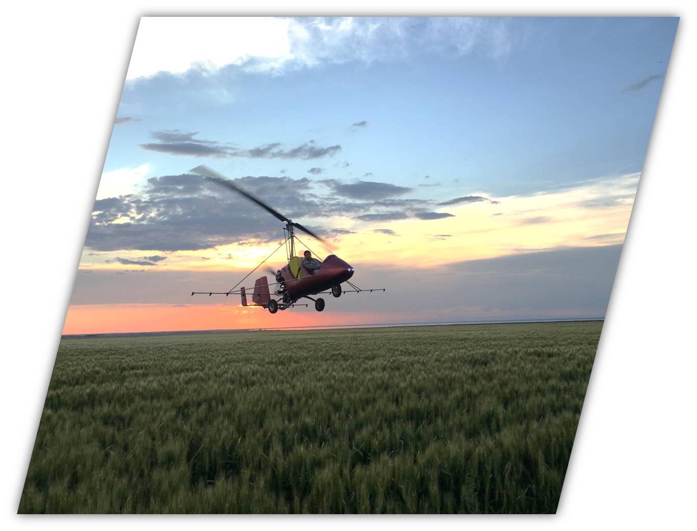 Rodepolan Gyroplane - Agricultural Spraying
